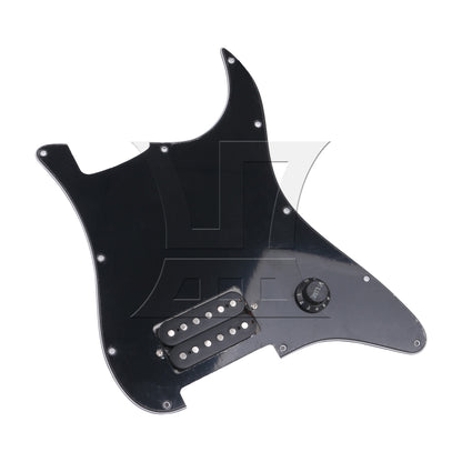 Black Prewired Pickguard 1 Humbucker For Electric Guitar