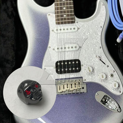BQLZR 3pcs Electric Guitar Metal Volume Tone Knobs black