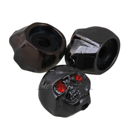 BQLZR 3pcs Electric Guitar Metal Volume Tone Knobs black