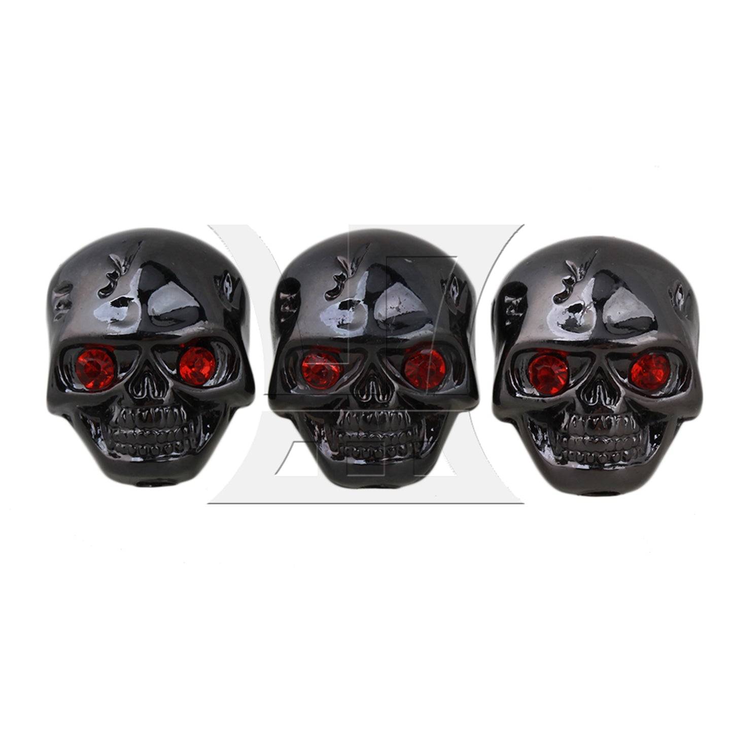 BQLZR 3pcs Electric Guitar Metal Volume Tone Knobs black