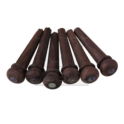 BQLZR  Acoustic Guitar Rosewood Bridge Pins Shell Dot