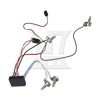 2 Band Preamp Circuit for Active Bass Pickup/ Amplifying circuit