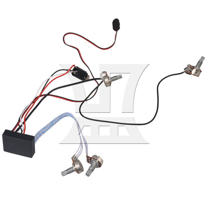 2 Band Preamp Circuit for Active Bass Pickup/ Amplifying circuit