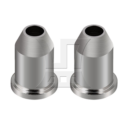 6 Pieces Chrome Through Body String Mounting Ferrules Set
