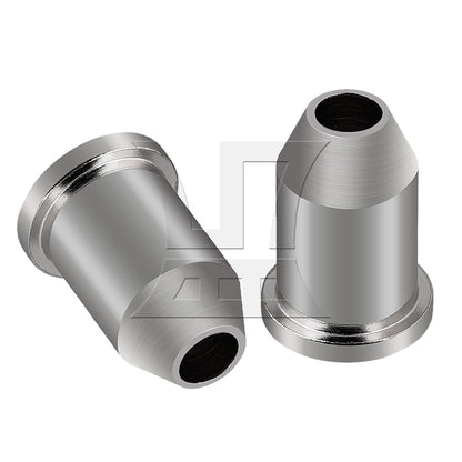6 Pieces Chrome Through Body String Mounting Ferrules Set