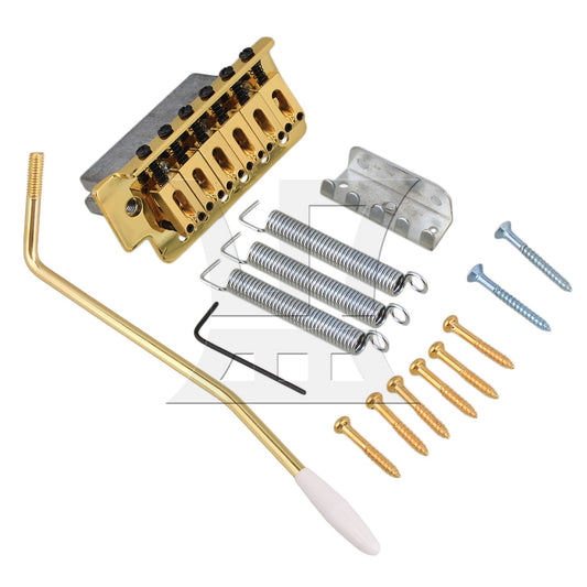 Gold Tremolo Bridge Set For Electric Guitar
