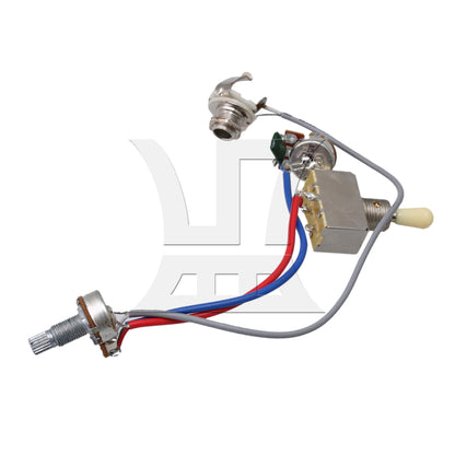 Guitar Wiring Harness 3Way Toggle Switch 1V1T 500k Electric Guitar 2 Humbucker