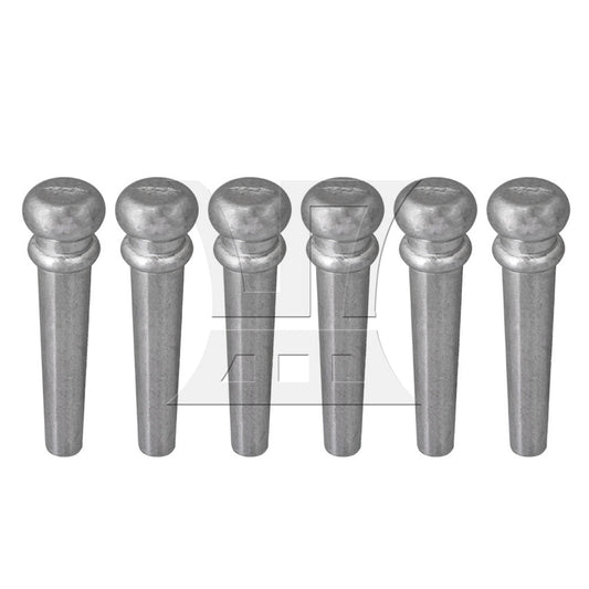 Chrome Beautiful Brass Guitar Bridge Pins/End PIN Set