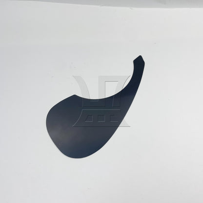 BQLZR Black Acoustic Guitar Pickguard Self-Adhesive PVC For Guitar