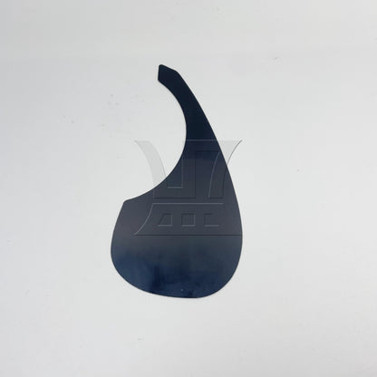BQLZR Black Acoustic Guitar Pickguard Self-Adhesive PVC For Guitar