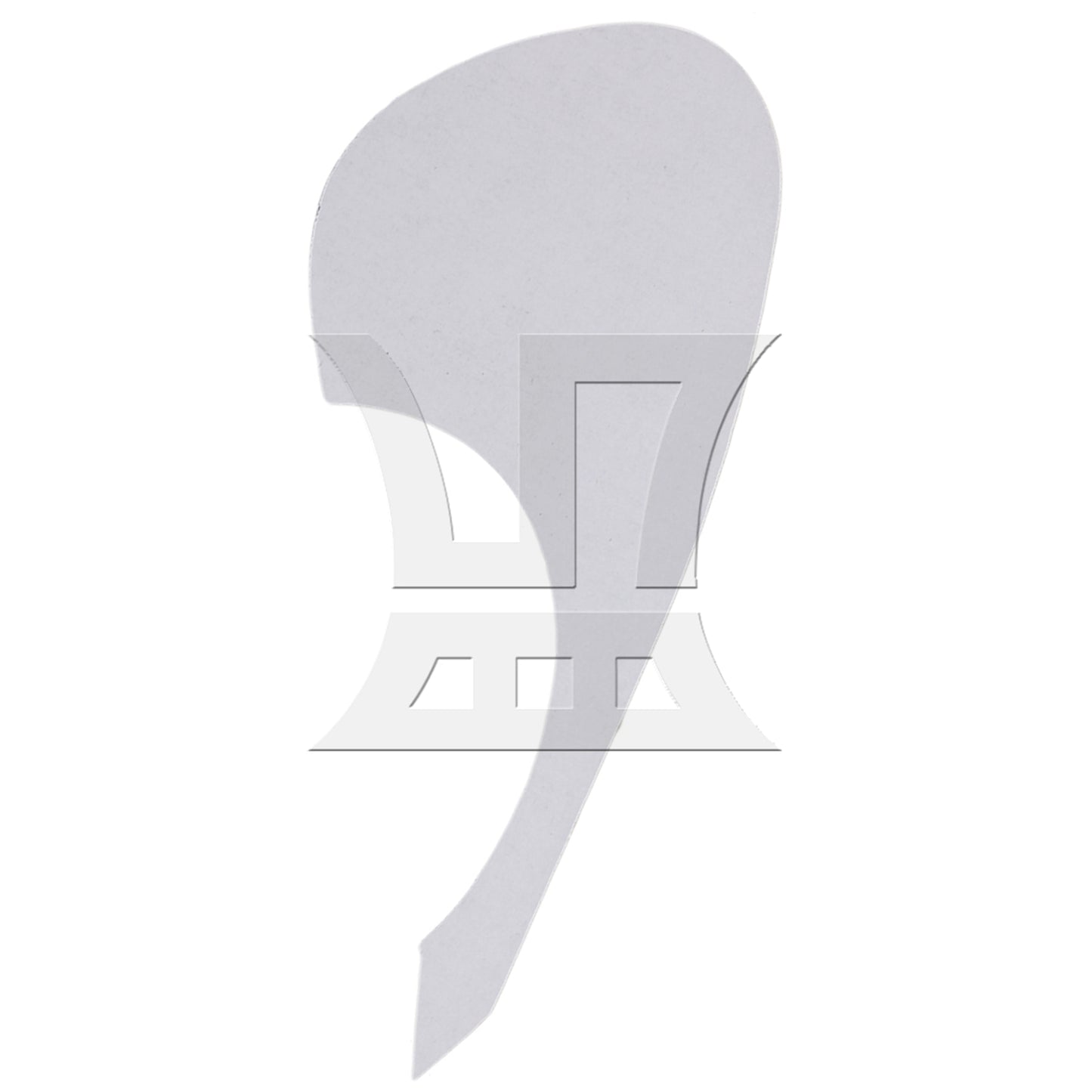 BQLZR Black Acoustic Guitar Pickguard Self-Adhesive PVC For Guitar