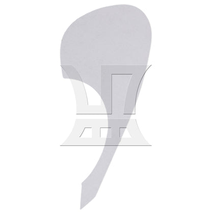 BQLZR Black Acoustic Guitar Pickguard Self-Adhesive PVC For Guitar