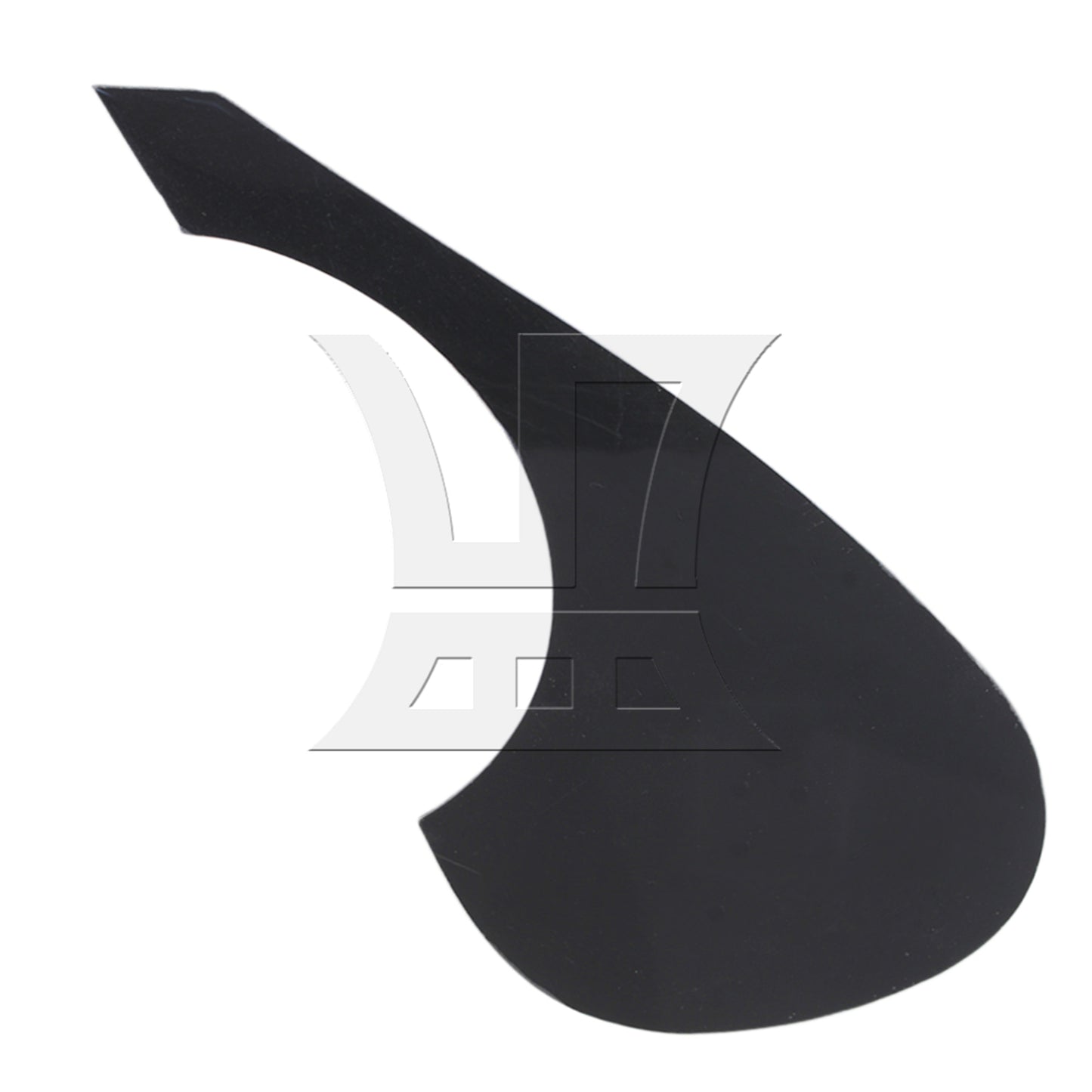 BQLZR Black Acoustic Guitar Pickguard Self-Adhesive PVC For Guitar