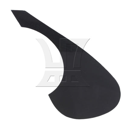 BQLZR Black Acoustic Guitar Pickguard Self-Adhesive PVC For Guitar