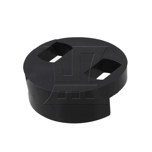 Round Style Rubber Mute For String Double Bass Blk