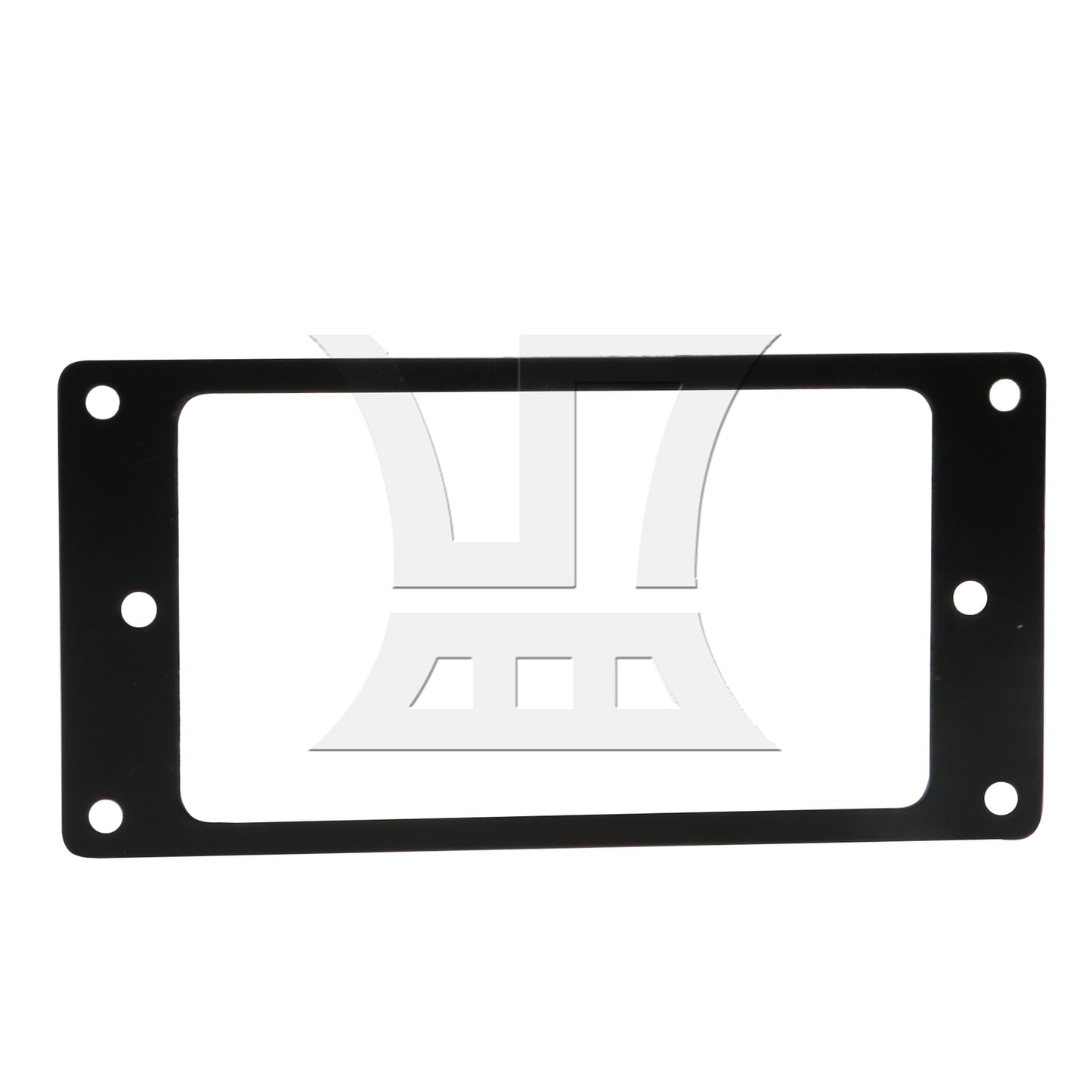 BQLZR Metal FLAT Humbucker Pickup Mounting Ring Black