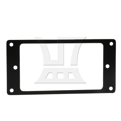 BQLZR Metal FLAT Humbucker Pickup Mounting Ring Black