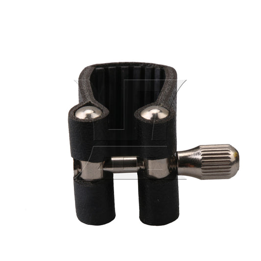 Black Leather Ligature for Alto Saxophone Mouthpiece