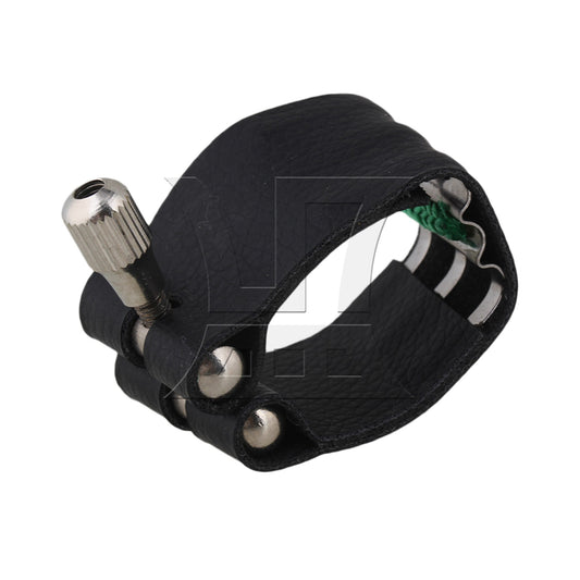 Leather w/Reed Ligature for Tenor Saxophone Mouthpiece