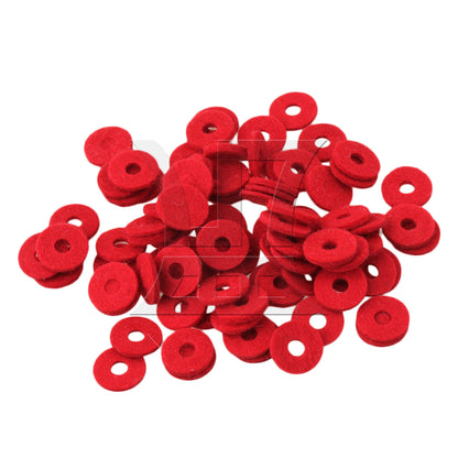 90pcs Piano Keyboard Felt Front Rail Regulating Punchings Repair Parts 12mm