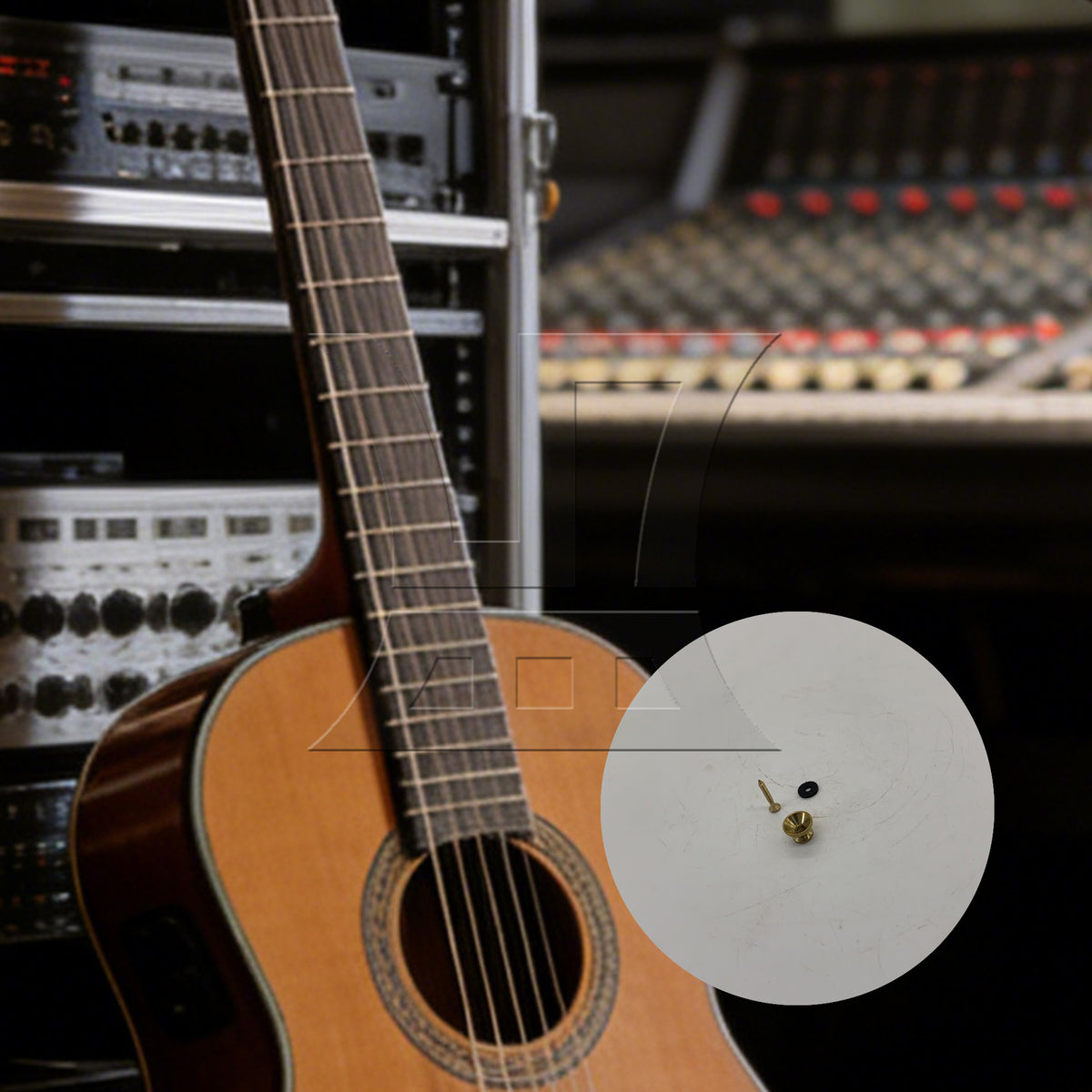 BQLZR Gold Strap Lock For Electric Acoustic Guitar Bass