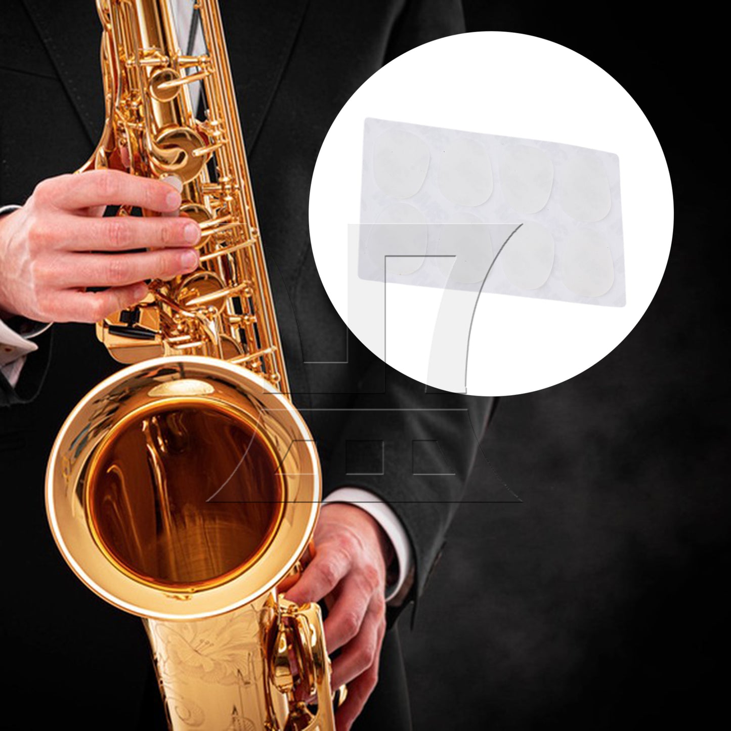 BQLZR Transparent10 Alto/Tenor Sax Mouthpiece patches pads