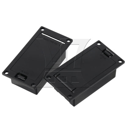 2Pcs 9V Case Box Compartment Cover For Guitar Bass