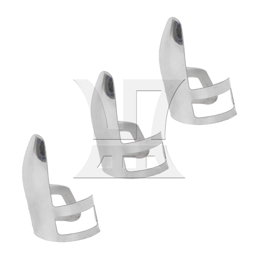 3Pcs Stainless Steel Finger Pick Guitar Picks