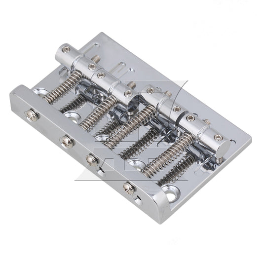 Chrome 4-String Bass Bridge Extremely Thick and Heavy Top Load Upgrade