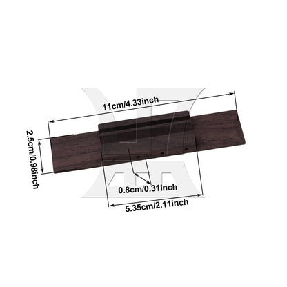 Rosewood Bridge for Ukulele Guitar Great Musical Instruments Parts