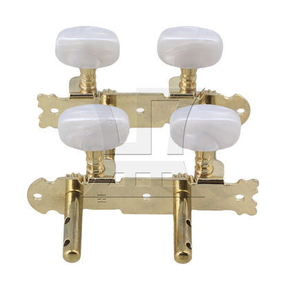 Golden 2R2L Machine Heads Open Gear 4 String Instruments Slotted Ukulele/Banjo