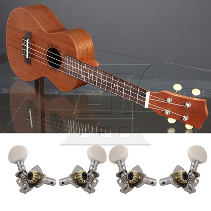 2R2L Tuning Peg Machine Head TUNERS for UKULELE 4 String Guitar Creamy-white