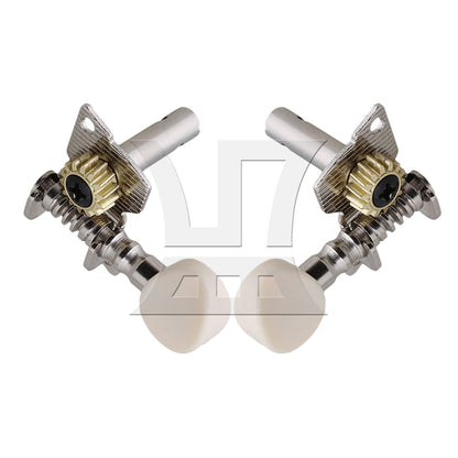2R2L Tuning Peg Machine Head TUNERS for UKULELE 4 String Guitar Creamy-white