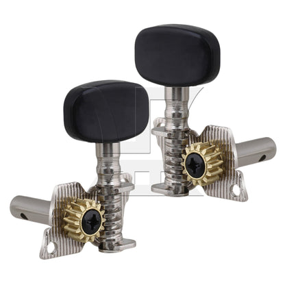 2R2L Tuning Peg Machine Head TUNERS for UKULELE 4 String Guitar w/ black Button