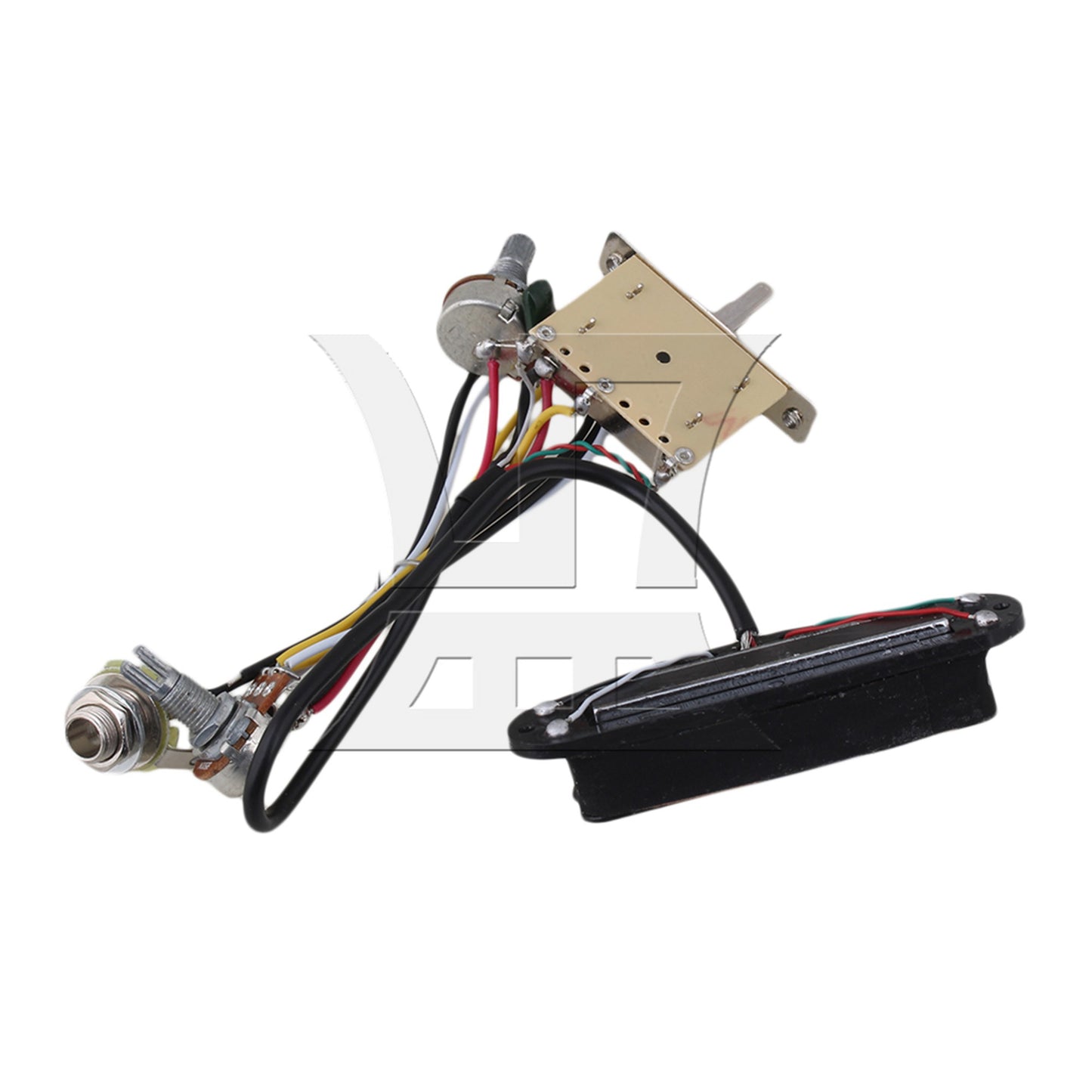 New Electric Guitar Circuit Wiring Harness Twin-coil Pickup & 3-way switch Set