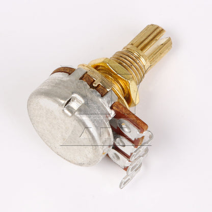 BQLZR 5PCS Guitar Potentiometers A500k With 18mm Gold Plated Shaft