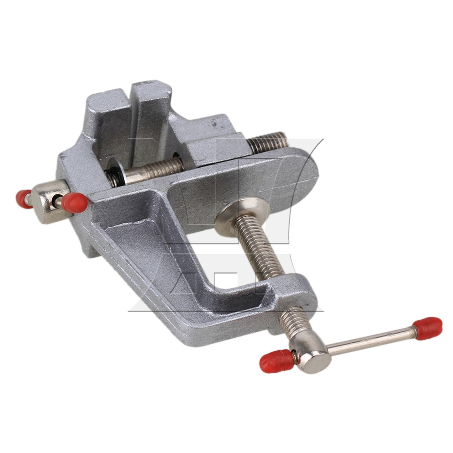 Mini Cast Bench Table Swivel Lock Clamp Vice Craft Hobby Vise Silver