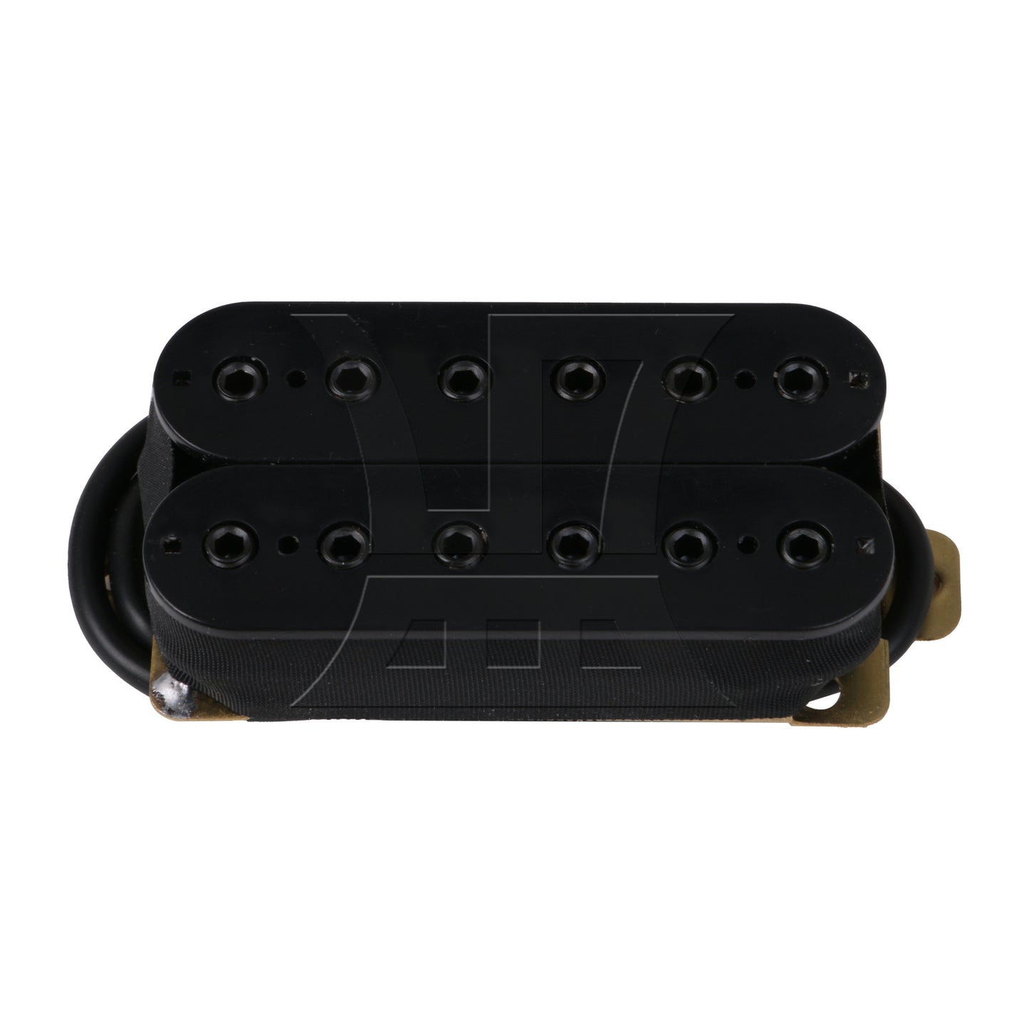 BQLZR 2pcs HBBC-XB Double Coil Metal Black Humbucker Pickups Set For Electric Guitar