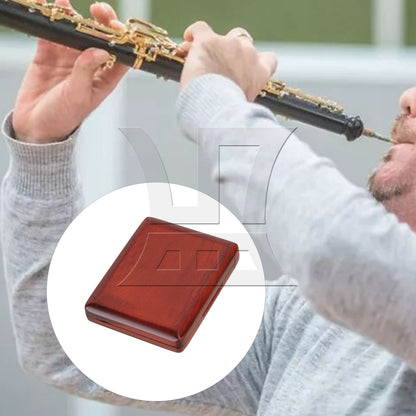 BQLZR Beautiful Wooden Oboe Reeds Box Hold 6 pcs Reeds Strong Reeds Case Red