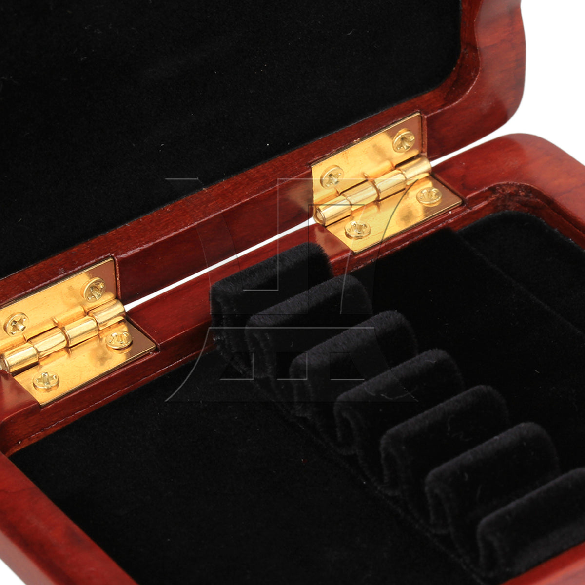 BQLZR Beautiful Wooden Oboe Reeds Box Hold 6 pcs Reeds Strong Reeds Case Red
