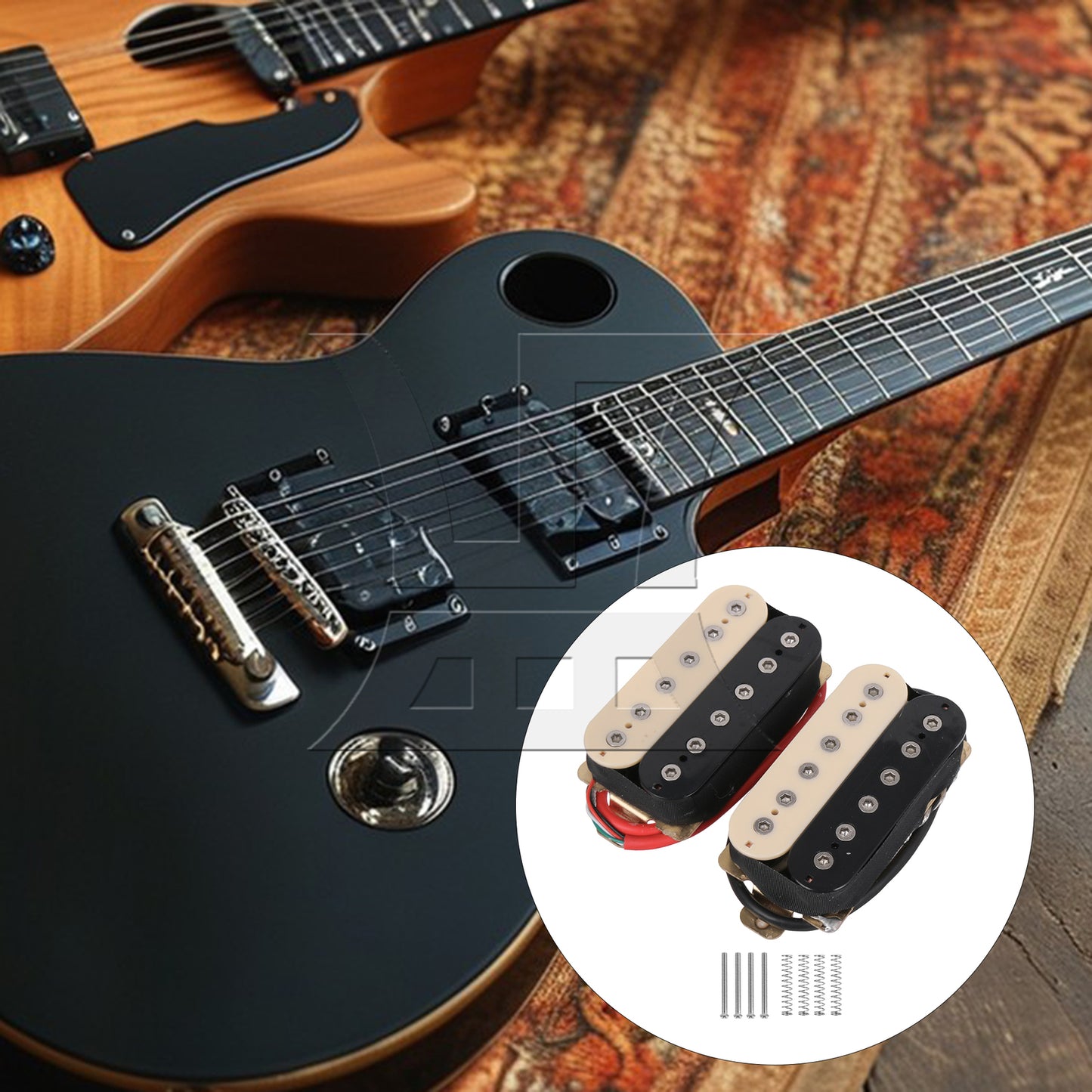 BQLZR  Black and Yellow Instruments Euipment Guitar Pickups Humbucker