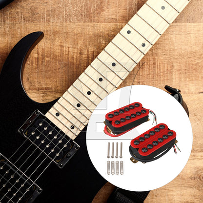 BQLZR  Red Guitar Replacement Humbucker Electric Guitar Double Coil Pickups
