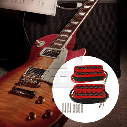 BQLZR  Red Guitar Replacement Humbucker Electric Guitar Double Coil Pickups