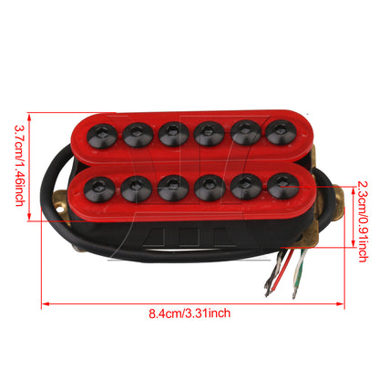 BQLZR  Red Guitar Replacement Humbucker Electric Guitar Double Coil Pickups