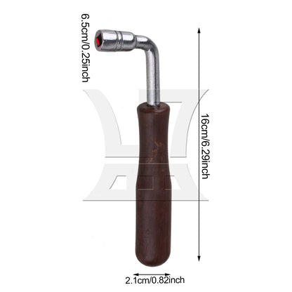 Professional L Shape Chinese Tuning Hammer Wrench Metal Plastic Shaft