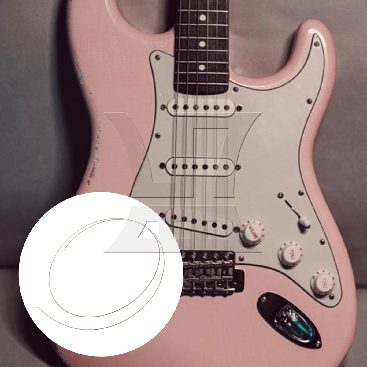 BQLZR Cupronickel Guitar Fretwire Hard for Electric Guitar Fretwire 2.7 mm Width