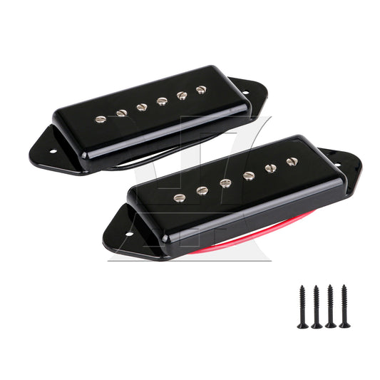 Vintage Ear Single Coil Guitar Pickup Set Ceramic Magnet Black Shell