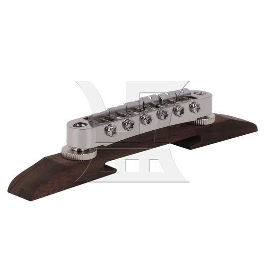 Guitar Tunomatic Bridge Saddle Copper Rosewood for Archtop Jazz Guitar