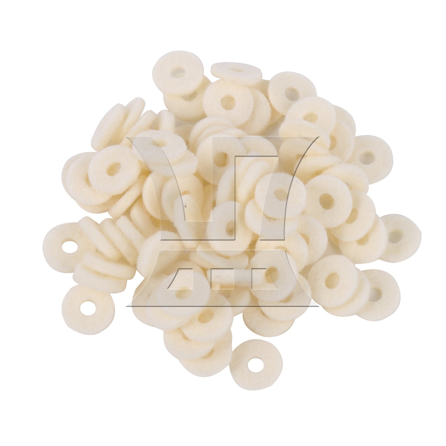 90pcs Piano Keyboard Felt Front Rail Regulating Punchings Repair Parts 12mm