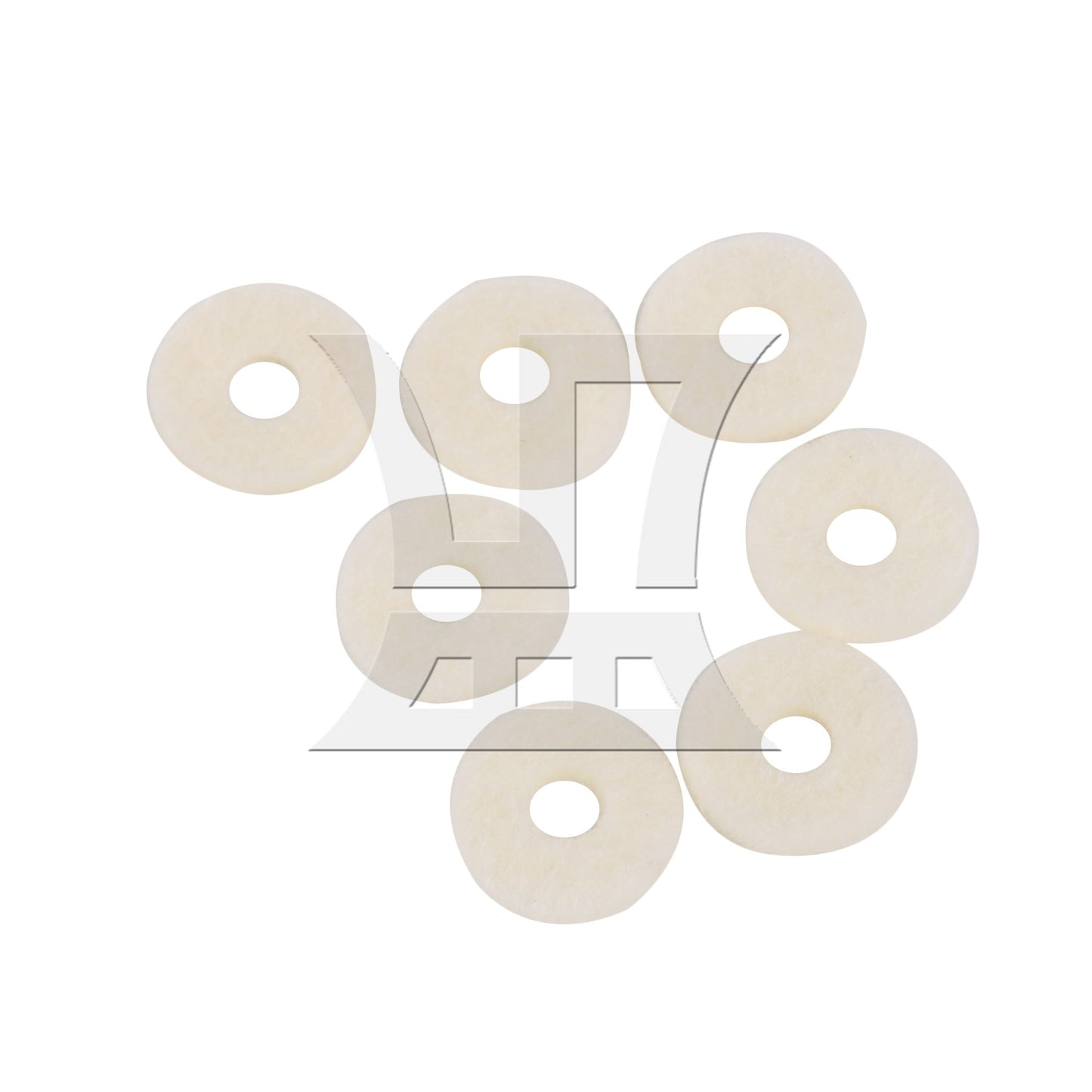 90pcs Piano Keyboard Felt Front Rail Regulating Punchings Repair Parts 12mm
